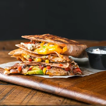 BLACK BEAN CHICKEN QUESADILLA