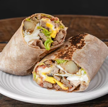EGG TURKEY-SAUSAGE AVOCADO BURRITO