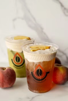 PEACHES & CREAM ICED TEA