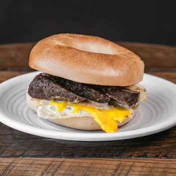 STEAK, EGG & CHEESE