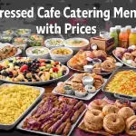 Pressed Cafe Catering Menu with Prices Catering